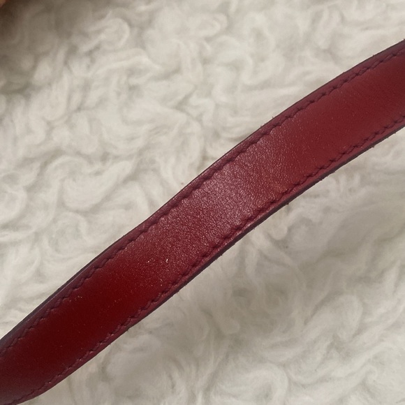 Fendi Vintage Mama Baguette Zuchino Beige Red Shoulder Bag - Picture 6 of 12